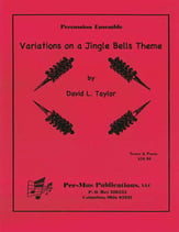 VARIATIONS ON A JINGLE BELLS THEME PERC ENSEMBLE cover